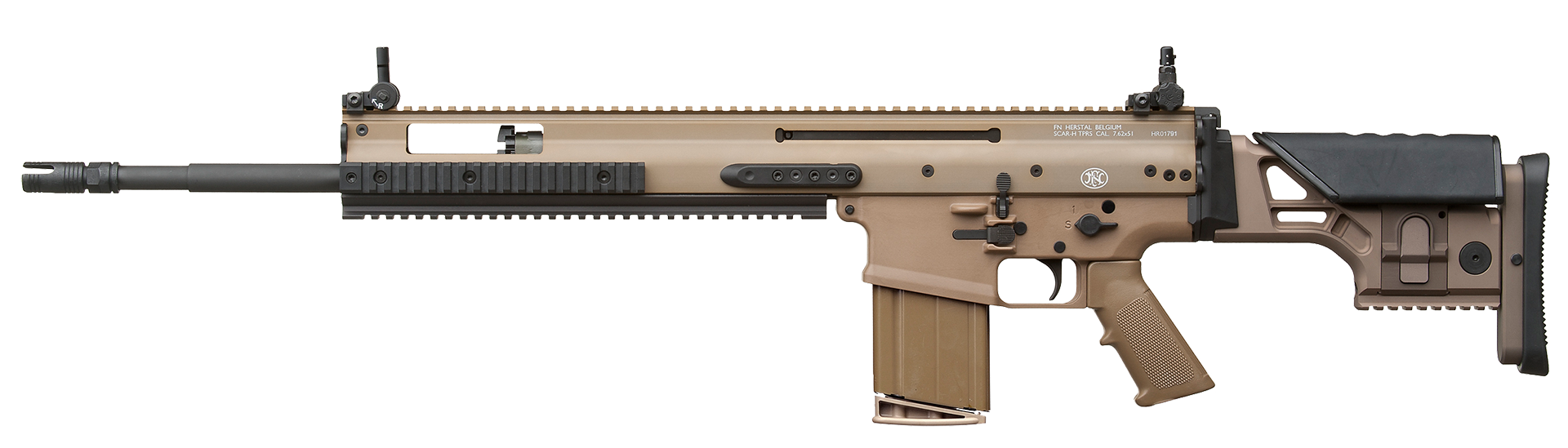 Scar-H Assault Rifle Die Cut Vinyl Decal – 6x1.63 Inch – Rayd Workshop (2-Pack)